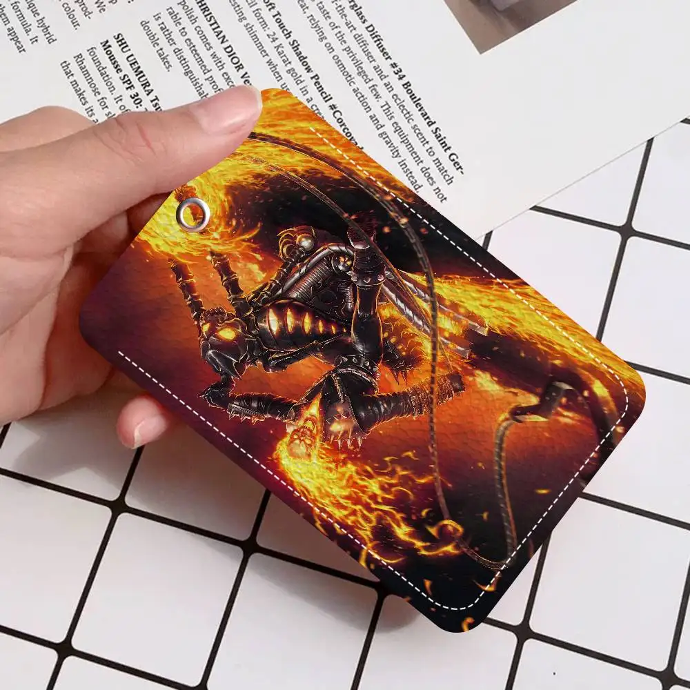 Ghost Rider 1pc INS Creative Cartoon Student Campus Card Holder For Meal Card, Bus Card, Work Card, Etc