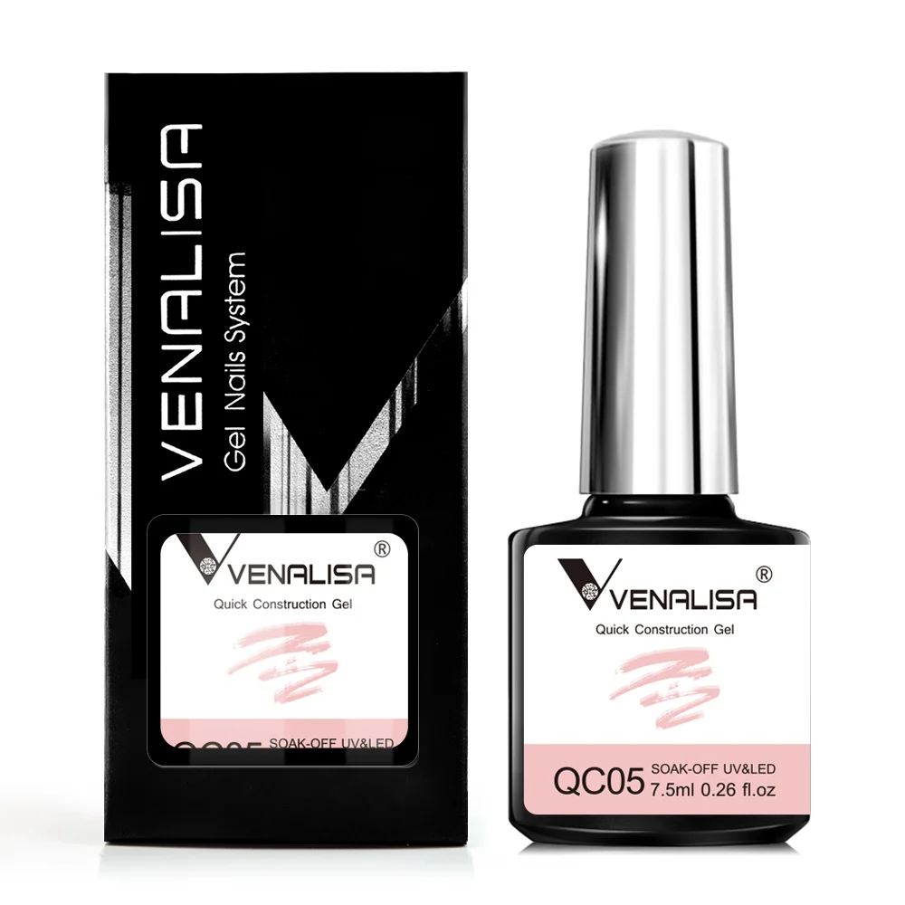 VENALISA Quick Construction Gel Fast Building Nagelgel Jelly Semi Transparent French Nail Camouflage Soak Off UV LED Nagelgel – Detail 10