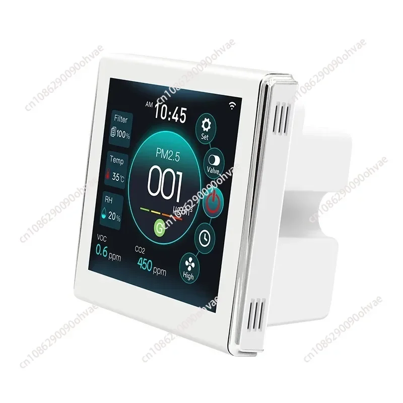 Controller VOC Display Touch Screen Panel for Ventilation Fan Smart Ventilation Controller for Homes