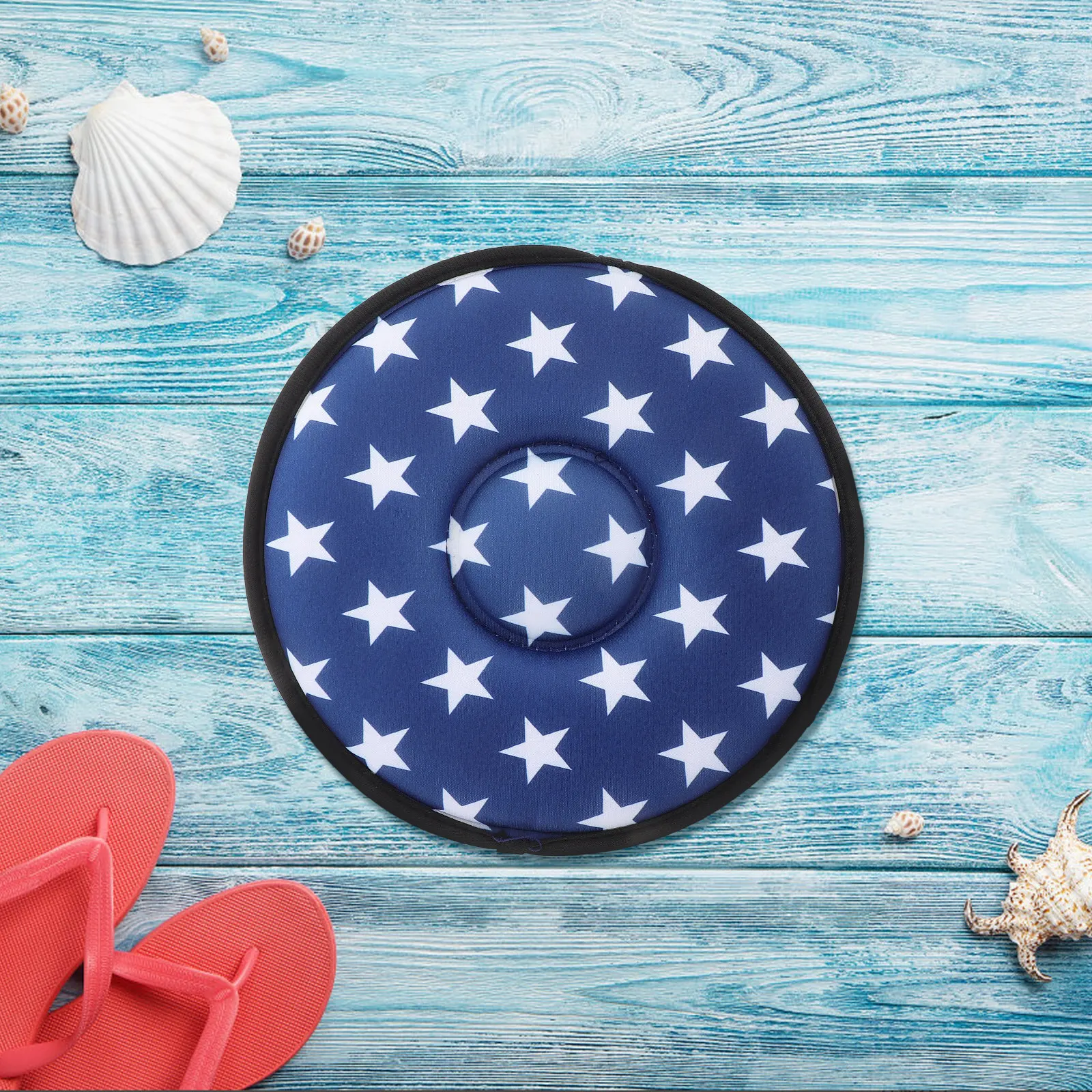 Outdoor Beach Rotating Seat Cushion Portable Lightweight Camping Stool Seat Pad Foldable Collapsible Stool Pad