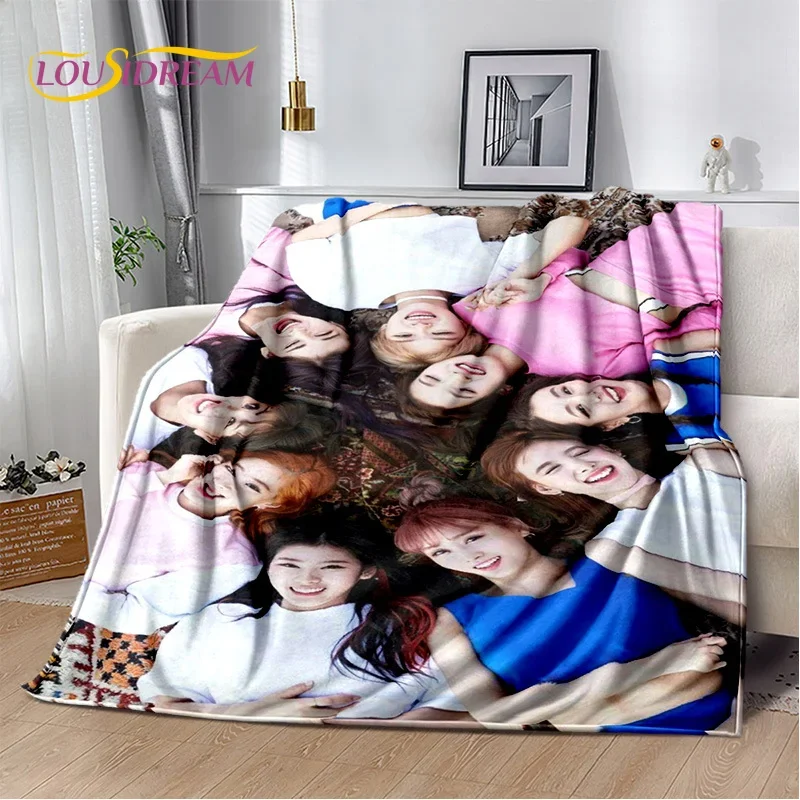 ثلاثية الأبعاد مرتين KPOP الكورية فتاة مجموعة مومو سانا بطانية ناعمة ، الفانيلا بطانية رمي بطانية لغرفة المعيشة غرفة نوم أريكة تتحول لسرير نزهة طفل #1