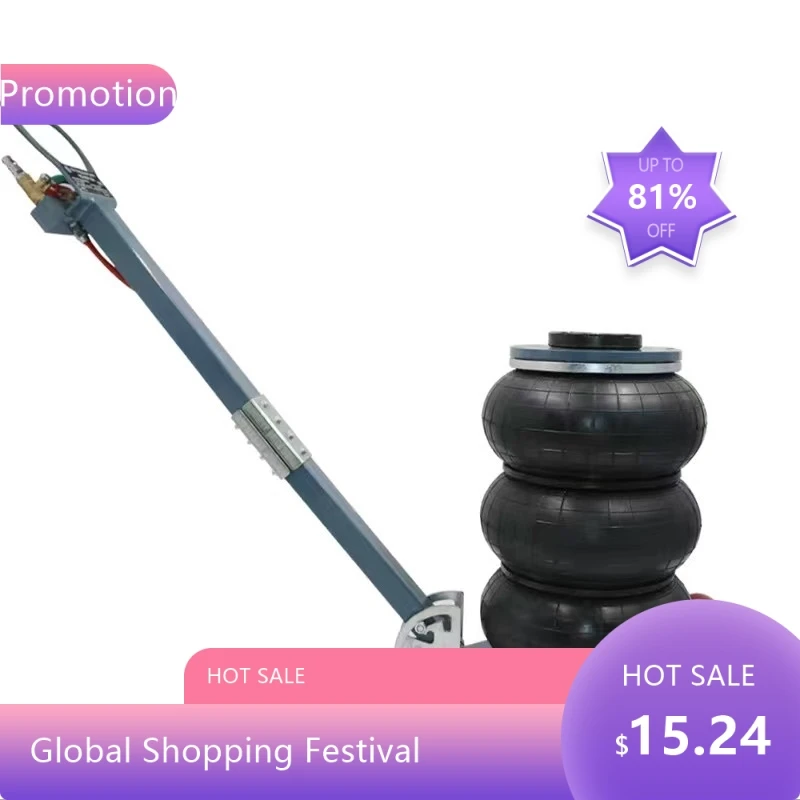 

88443T Bag Air Jack Pneumatic Jack Quick Lift Auto Repair Jack and Floor Jack Folding Bar Quick Lift Triple Bag