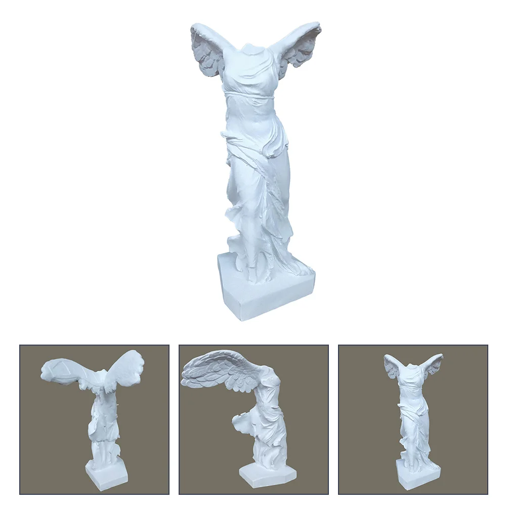 Statue Decorative Tabletop Crafts Fashion Exquisite Ornament Harp Female Bust Sculpture Resin Creative Household Office