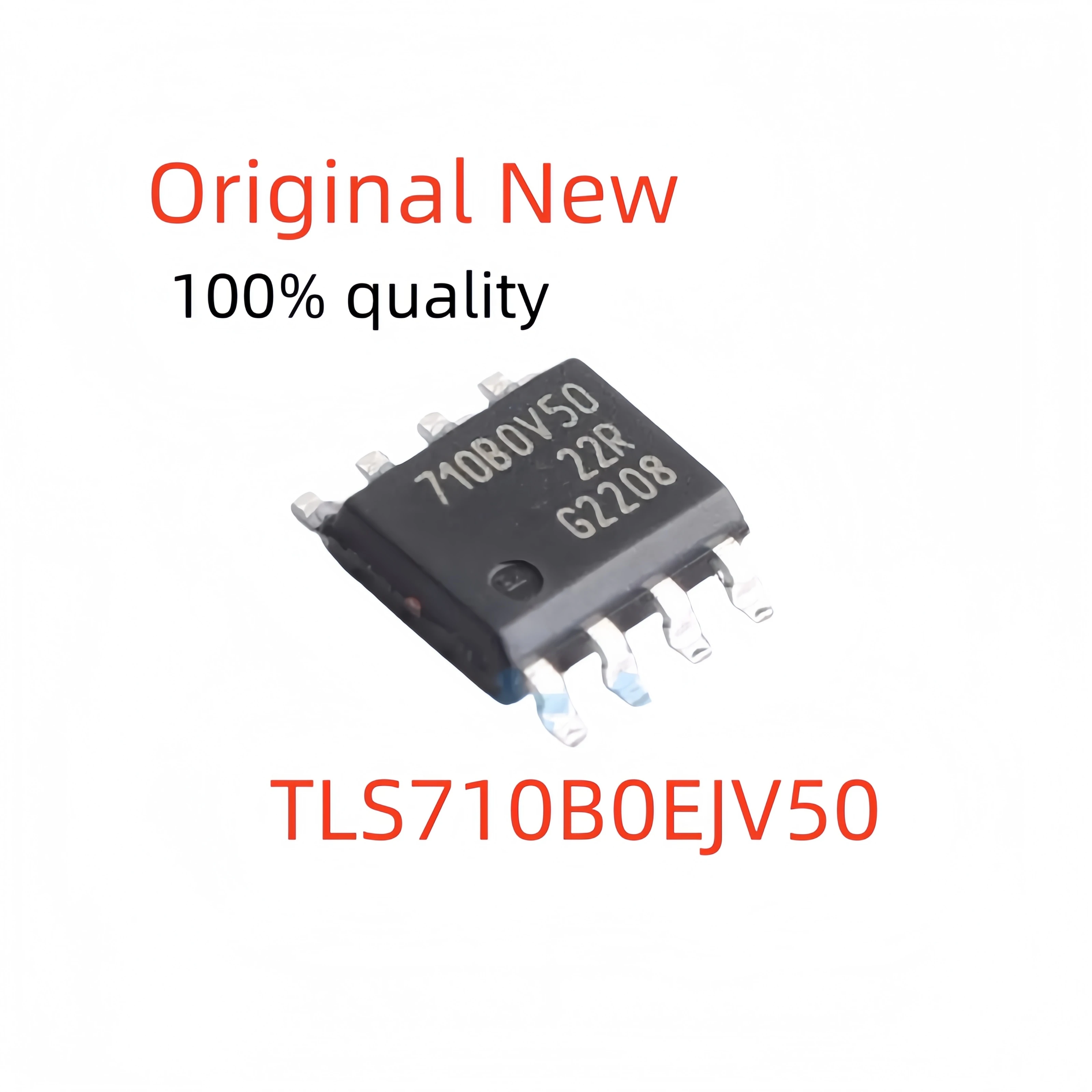 100% New TLS710B0EJV50  SOP8  LDO 5V 100mA 40V