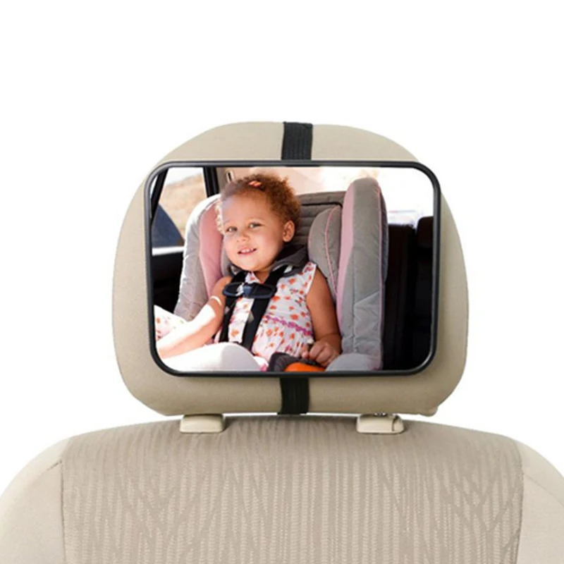 Adjustable Wide Car Rear Seat View Mirror Baby/Child Seat Car Safety Mirror Monitor Headrest Car Interior Mirror