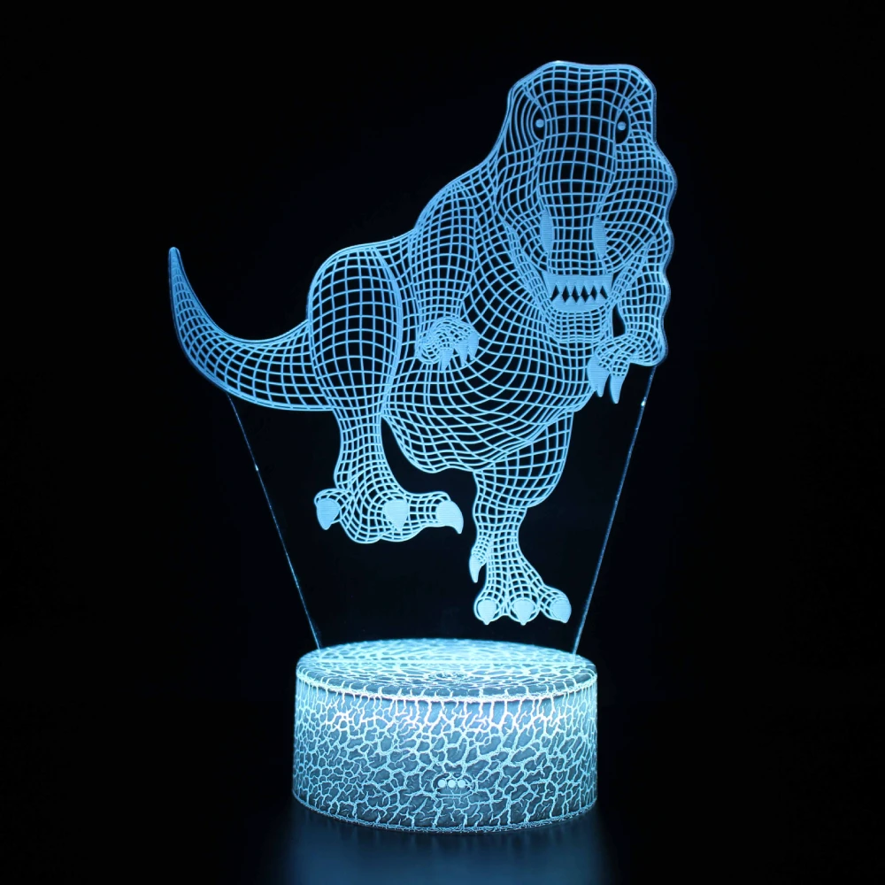 Nighdn Color Changing Dinosaur Lamp for Kids Night Light Bedroom Decor USB Table Lamps Bedside Christmas Gift for Boys Girls