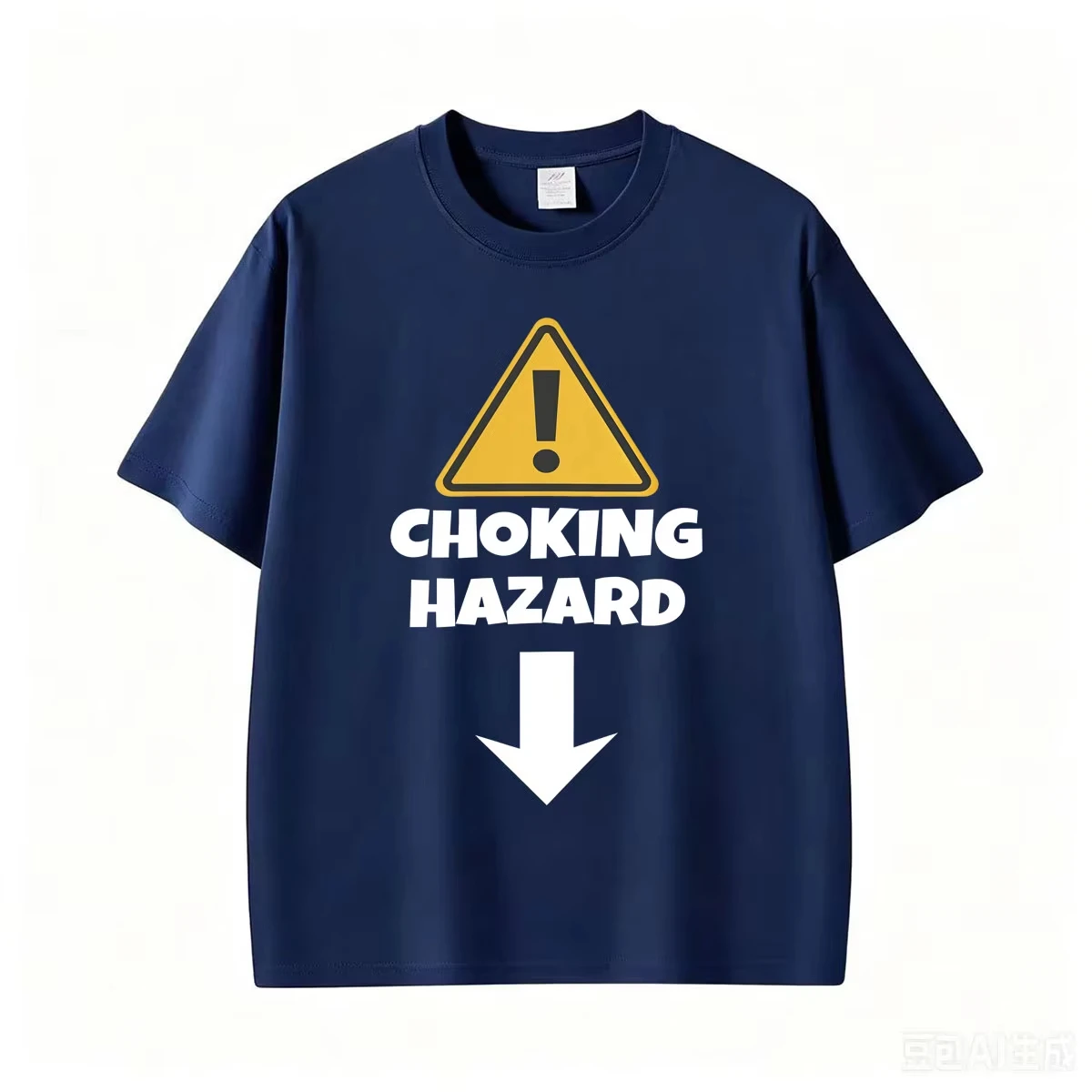 Choking Hazard Funny Inappropriate Graphic Tee Shirt Men Women Fashion Humor High Street T-shirt Cotton Casual Oversized T Shirt