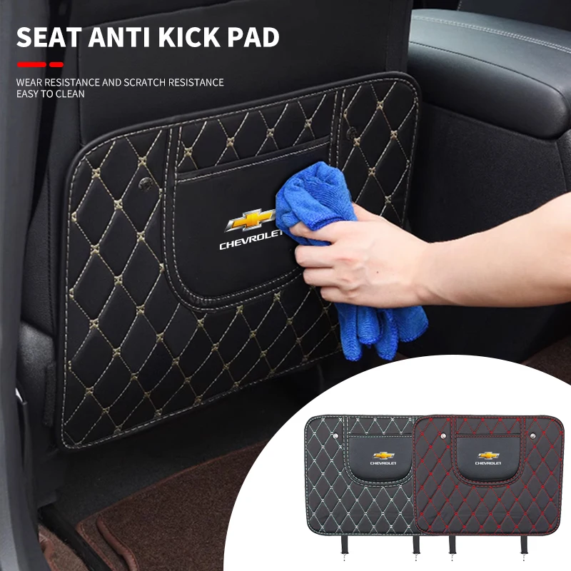 Car Seat Anti-Kick Pad Anti-wear Stain-Resistant Protection For Chevrolet Spark Silverado Trailblazer Cruze Captiva Lacetti Aveo