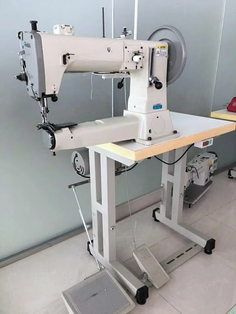 

GC441 Heavy Duty Industrial Leather Sewing Machine Cylinder Bed Single Manual Compound Feed Lockstitch Motor
