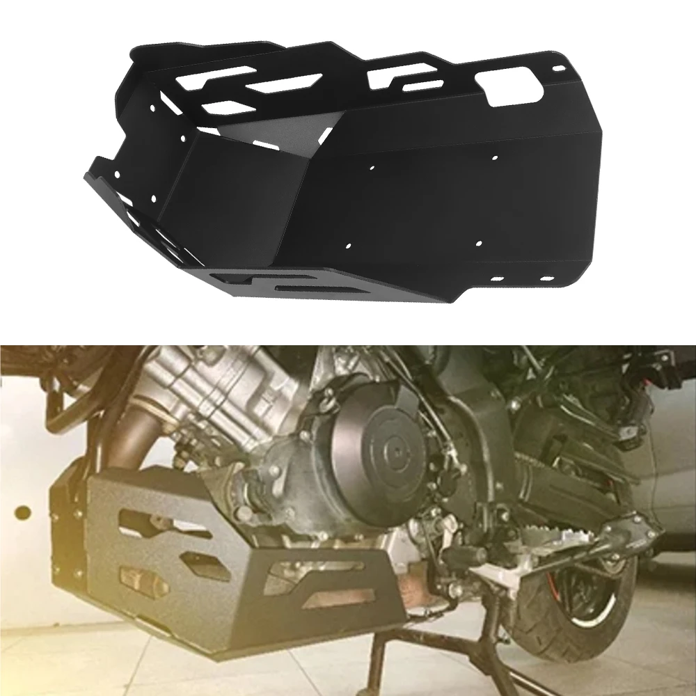 For Suzuki Vstrom 1050 V-strom 1050 2020-2023 Motorcycle Skid Plate Engine Guard Belly Pan Chassis Protection Bash Plate Cover