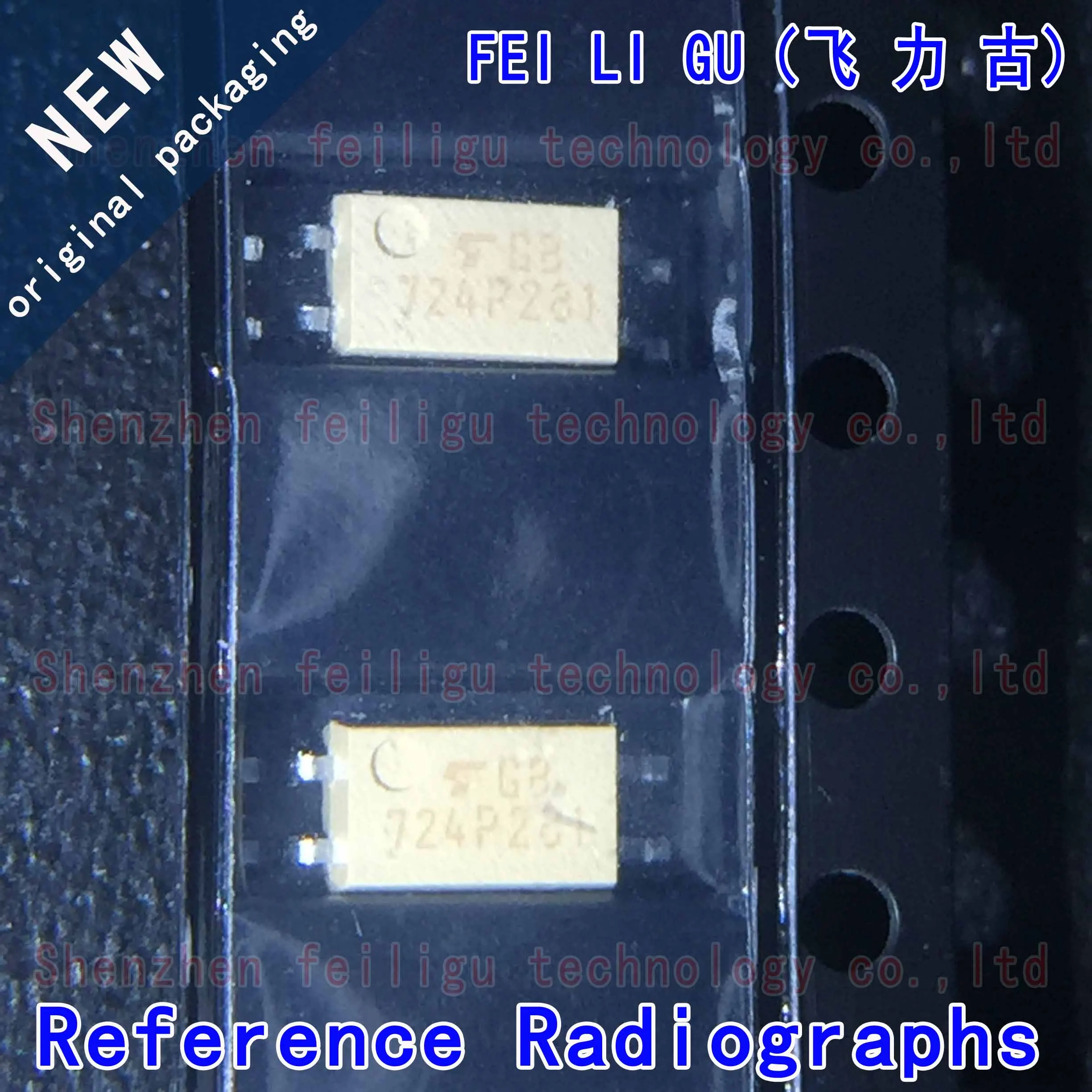 5/15/30/50Pieces 100% (New) original TLP281GB TLP281 silkscreen:***P281 P281 package:SOP4 transistor output optocoupler