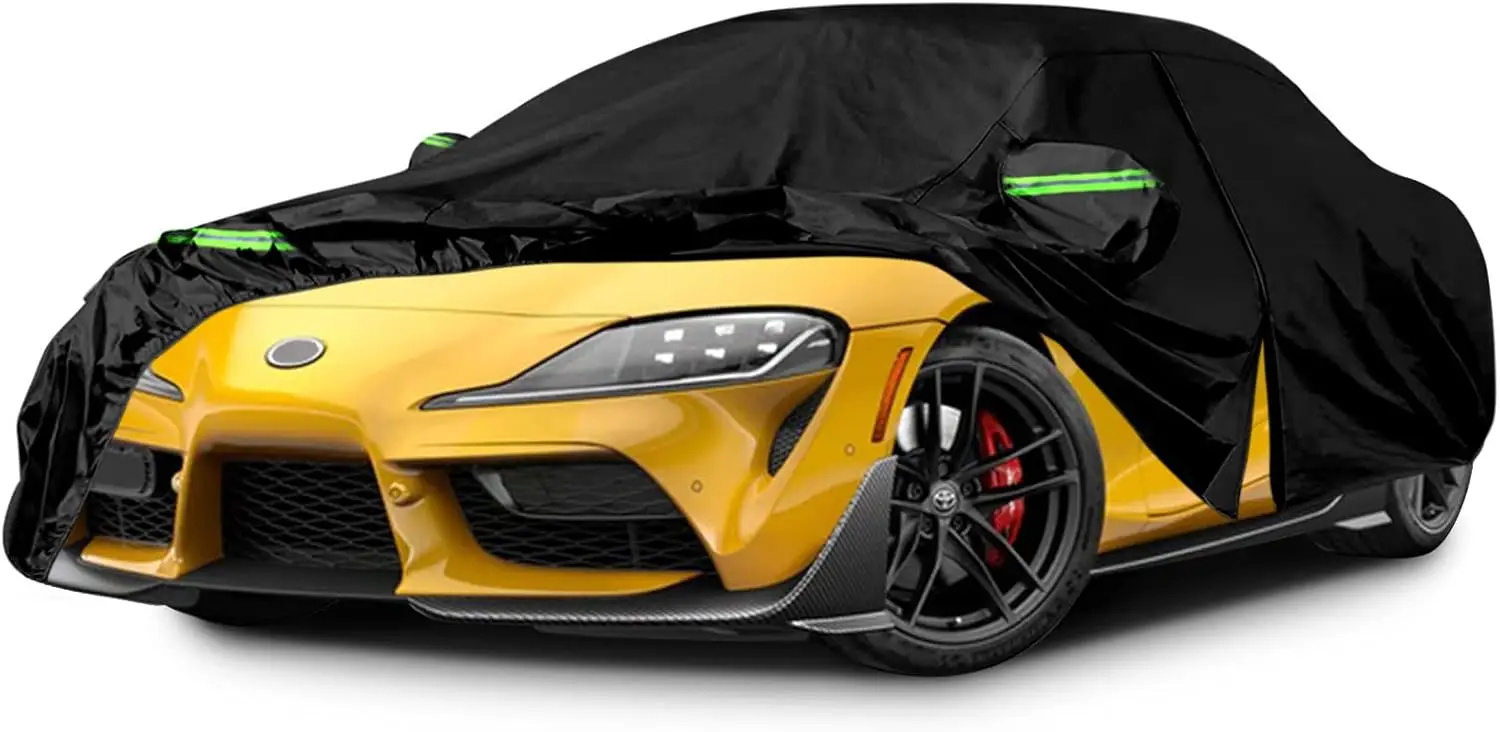 

Всепогодный водонепроницаемый чехол для автомобиля Toyota Supra 2020-2025, 6-слойная защита с дверцей на молнии и ветрозащитным дизайном
