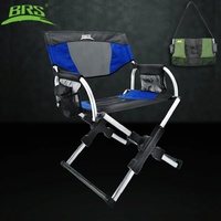 BRS - D3A outdoor aluminum alloy fishing chair folding beach chair stool