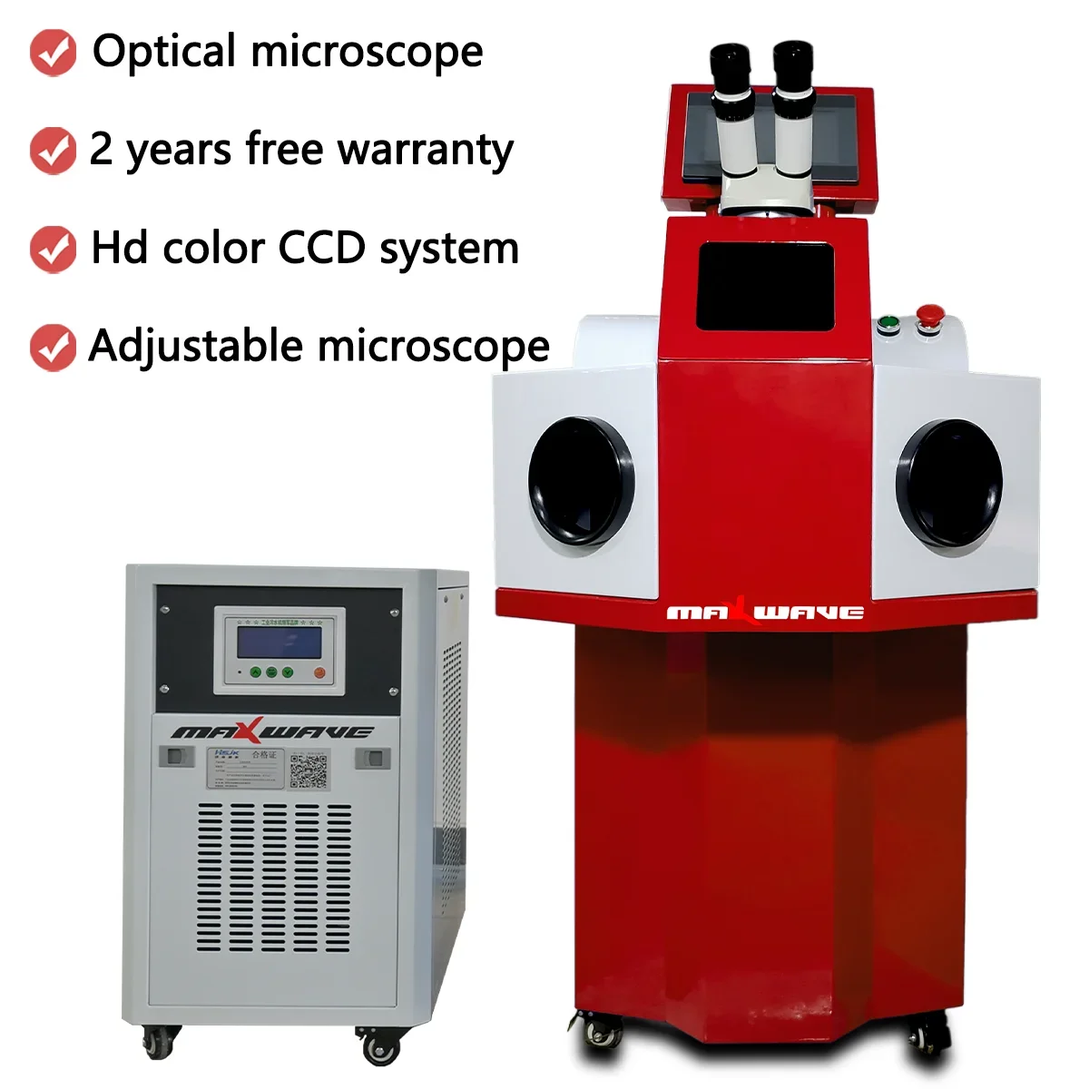 

Maxwave Jewelry Earrings Yag 200W YAG Laser Welding Machine for Silver Gold Copper Products