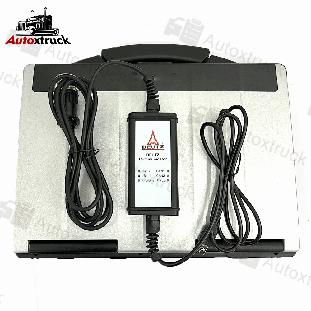 Diesel Diagnostic Tool For DEUTZ EMR4 6 KIT with CF53 Laptop DEUTZ DECOM SerDia2010 Communicator Diagnosis Scanner Tool