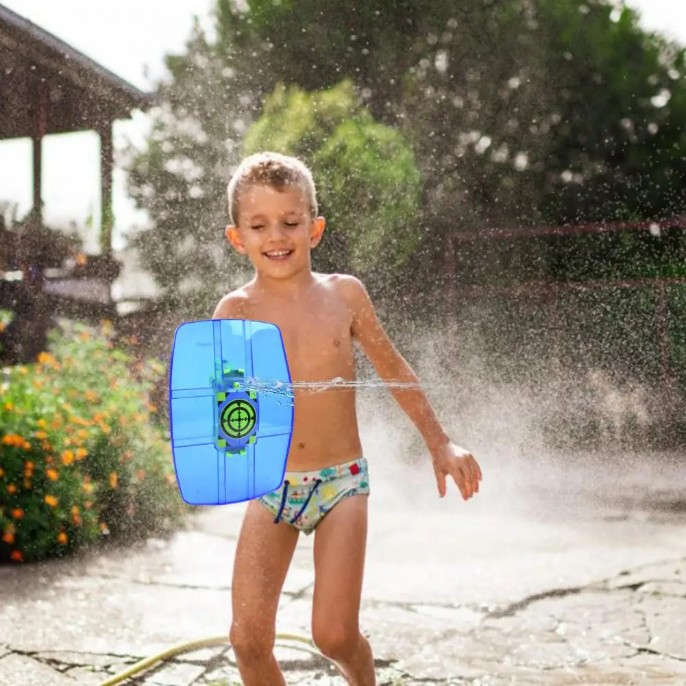 Water Shooter Toy Surfing Creative Novelty Funny Recreational Blue Water Sprayer with Shield Boy Toy