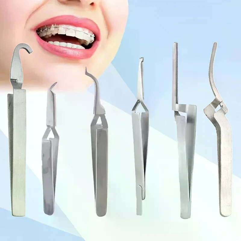 

1Pcs Dental Ortho Posterior Brackets Buccal Tube Bonding Tweezer Holder Placer Articulating Paper Tweezers Instruments Plier