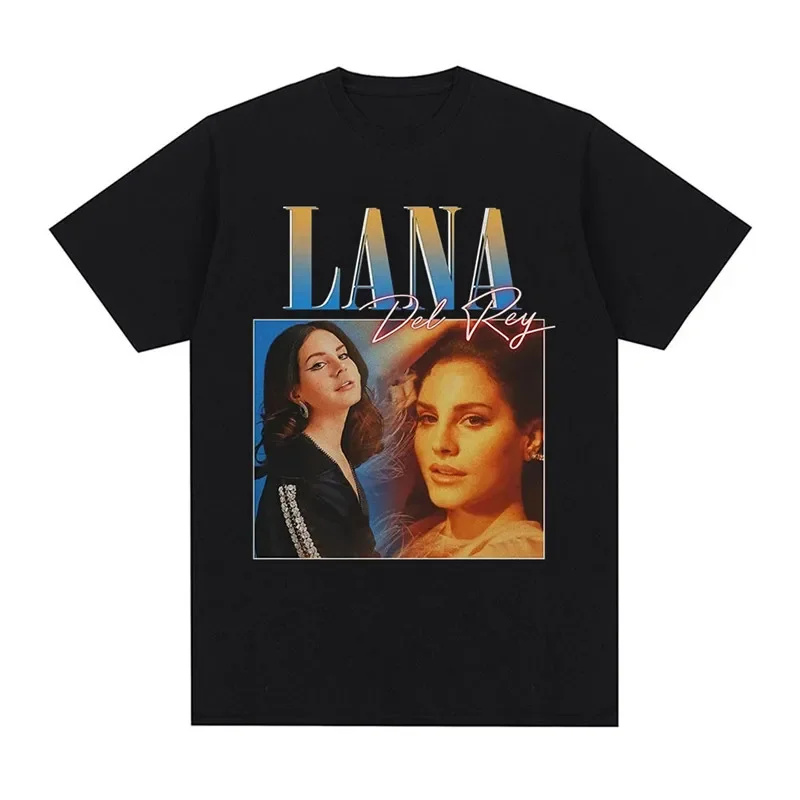 Singer Lana Del Rey T Shirt Ultraviolence Music Album T-shirt Women Hip Hop Vintage Short Sleeve Cotton T Shirts Plus Size