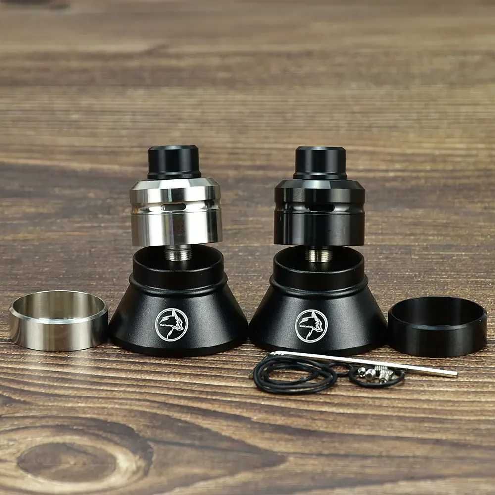 

WolfCoolVape Style Mission XV Daywon RDA | 22mm Single Coils 316SS Bottom Feed