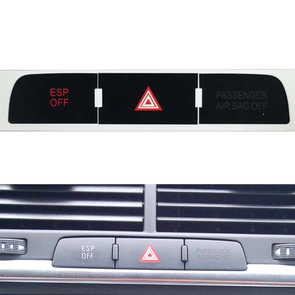 1X For Q7 03-15 Stickers Decals Repair Worn Button Knob Switch Car Button Repair Stickers 