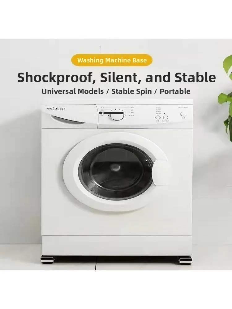 universal-home-washing-machine-base-pad-support-roller-cabinet-foot-mat-dryer-fish-tank-stand-versatile-household-organizer