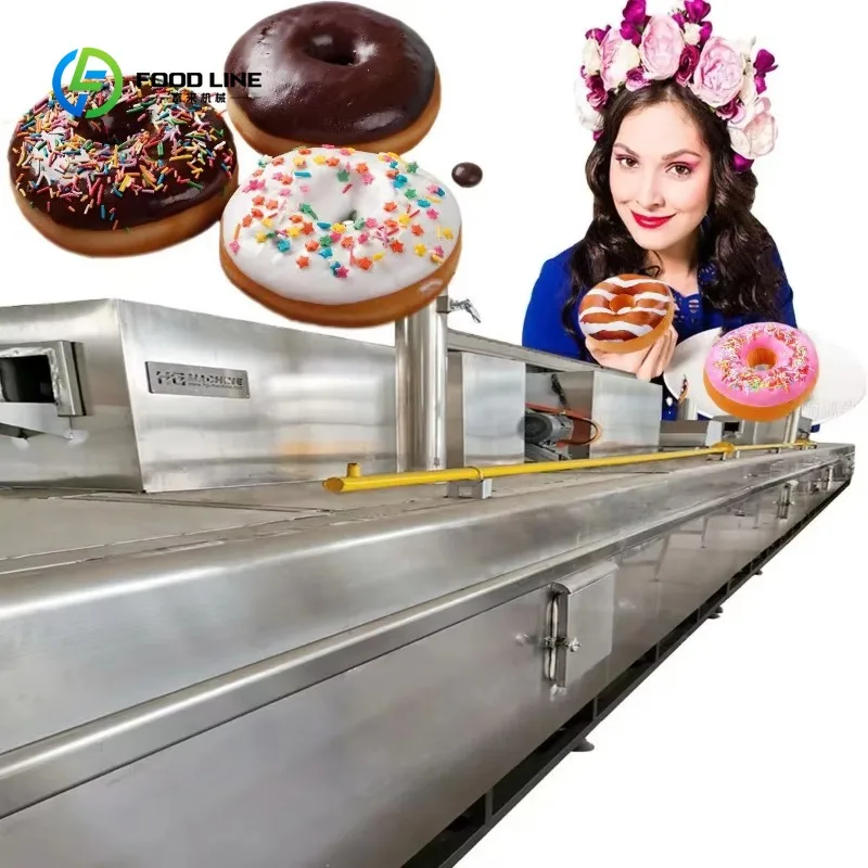 Customized Donut Cake Production Line With Cost Price Cake Baking Machine Full Automatic Cake Forming Machine