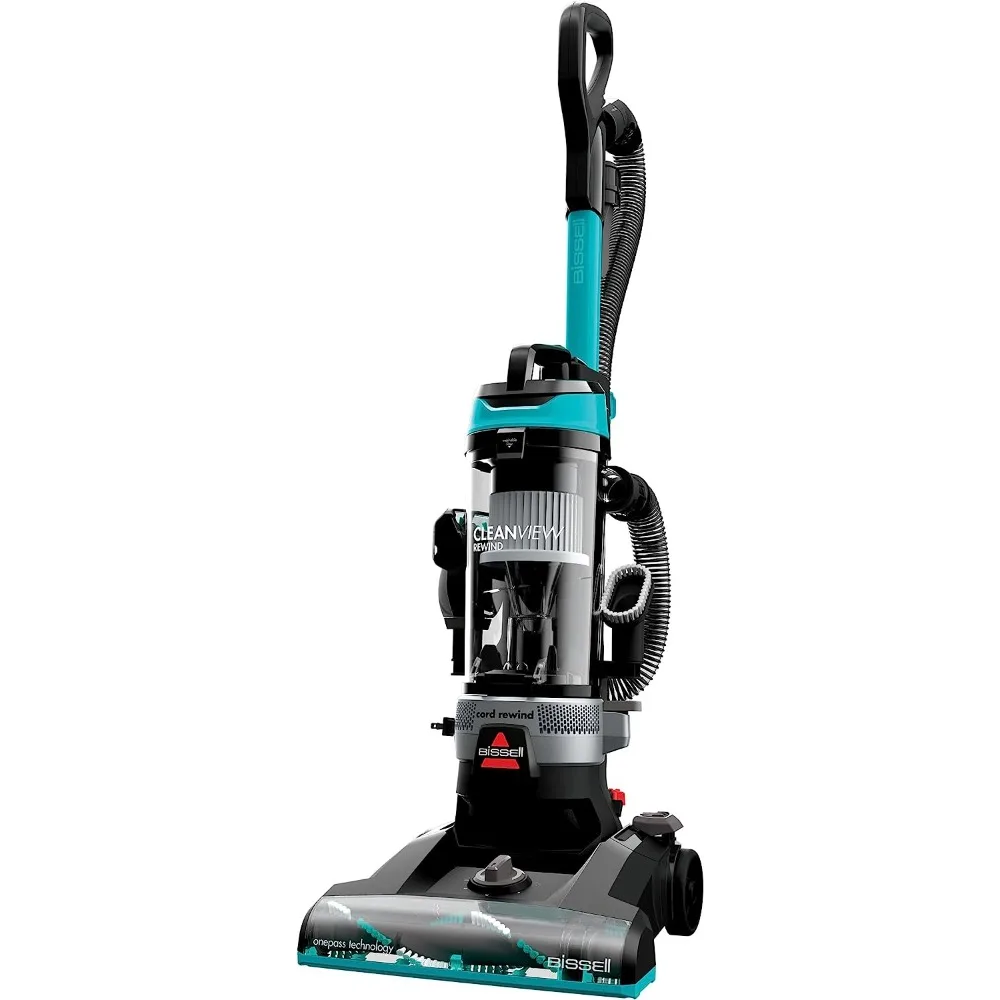 

2023 New BISSELL CleanView Rewind Upright Bagless Vacuum with Automatic Cord Rewind & Active Wand