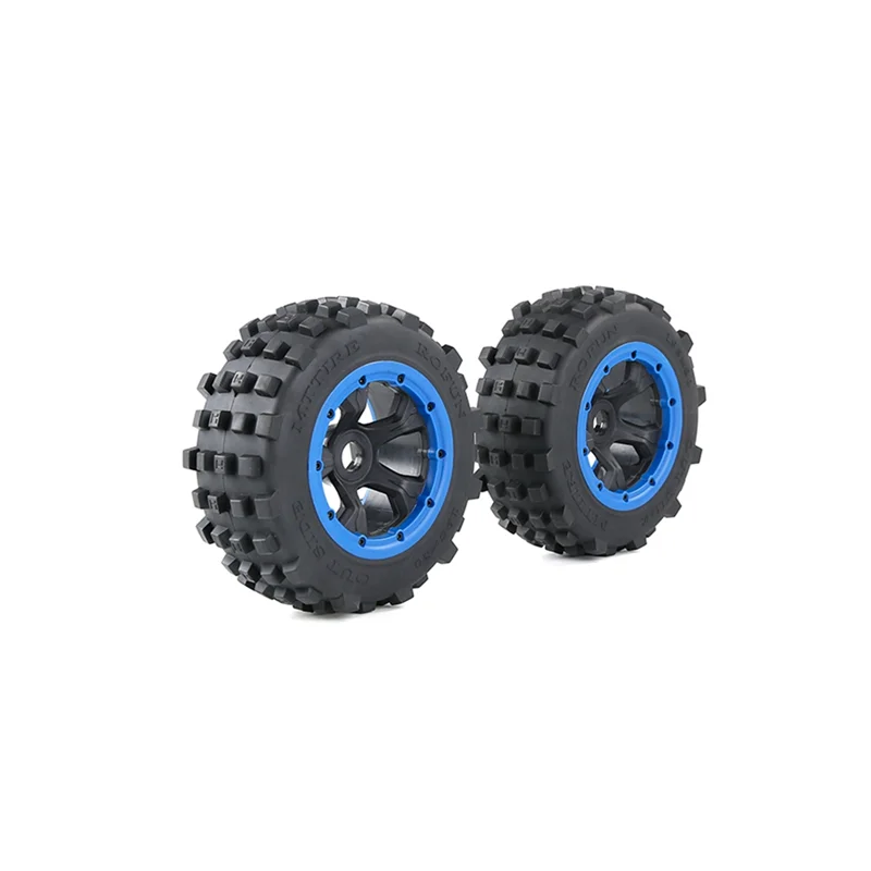 A45F-Off-Road Car Rear Tyres For 1/5 HPI ROFUN BAHA ROVAN KM BAJA 5T/5SC/5FT Rc Car  Parts 195X80mm