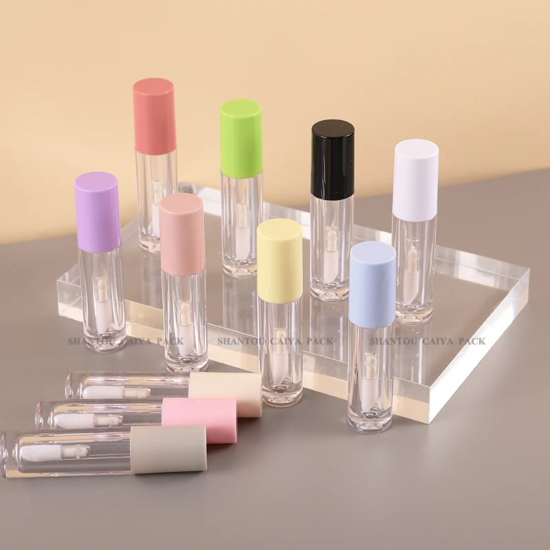 

5ml Lip Gloss tubes Empty Plastic Tubes big wand Mini Clear Lipgloss Packaging Container lipstick tubes lip tint bottle