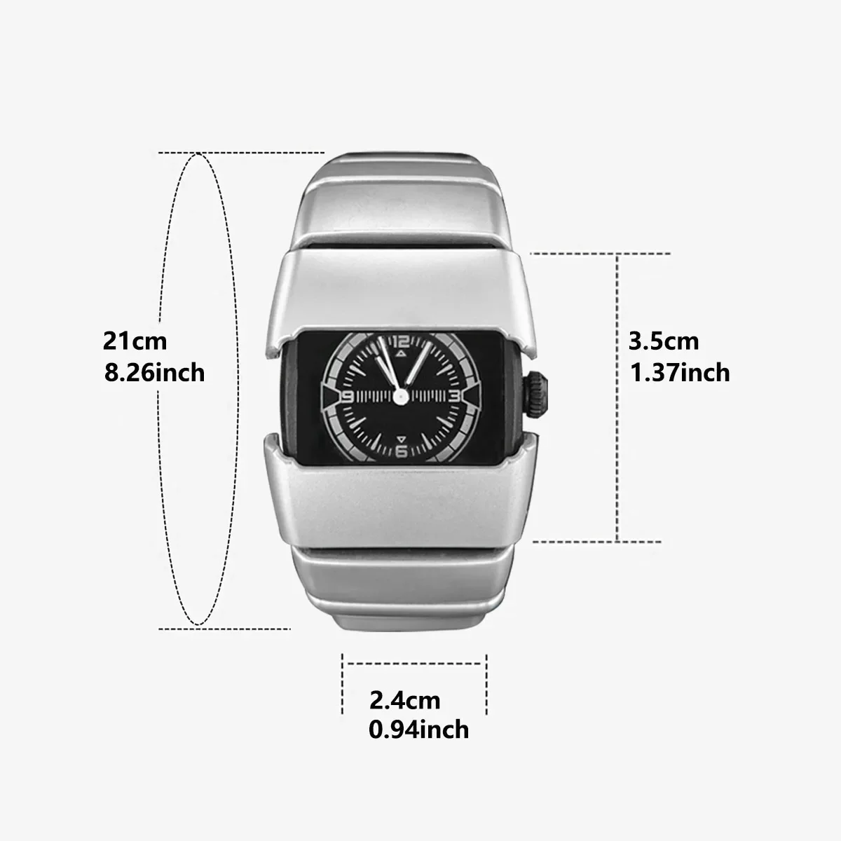 ساعة كوارتز بتصميم كريتيف إليني للرجال والنساء، ساعة عصرية للجنسين بنمط رياضي