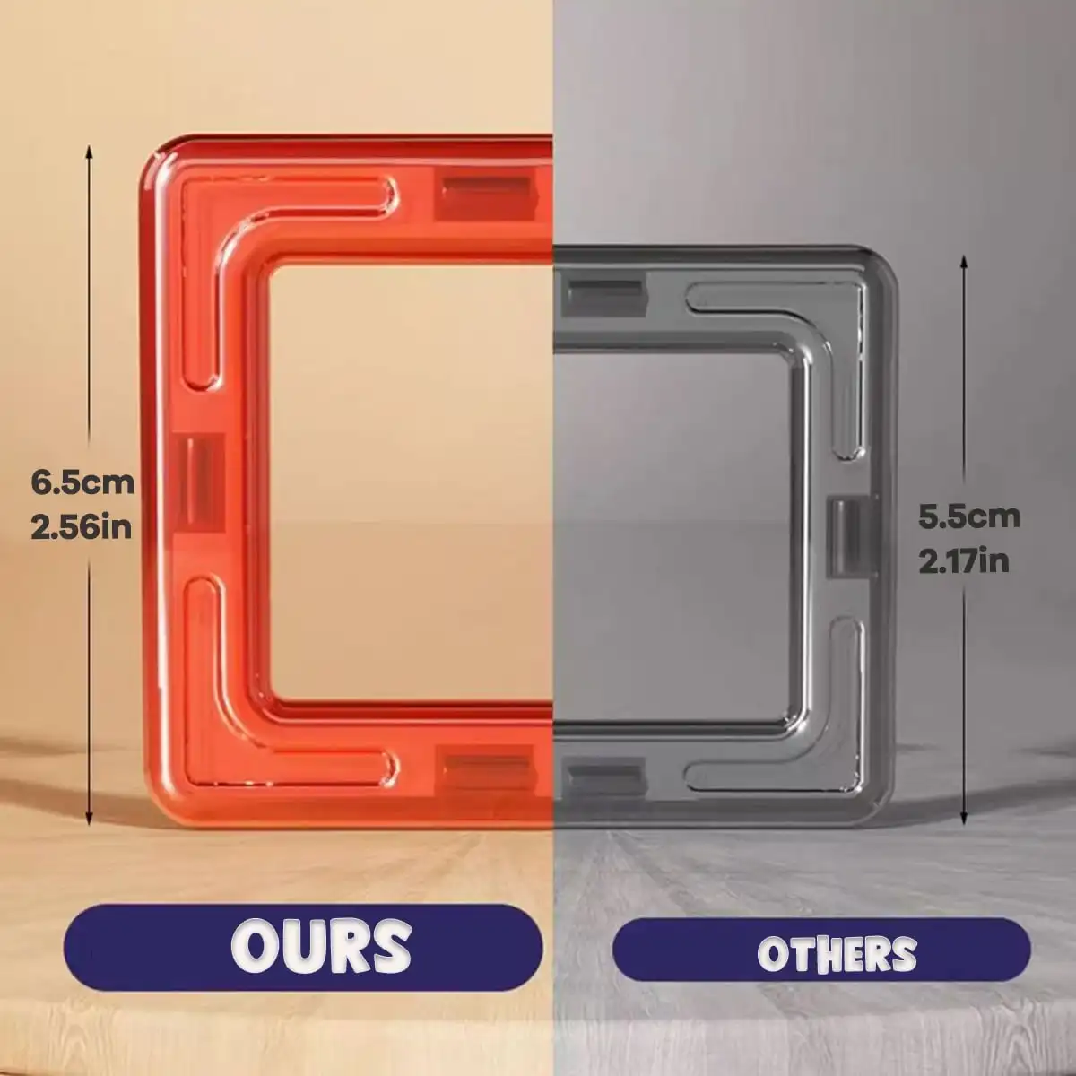 Juego de Bloques de Construcción Magnéticos Grandes - Juguete Educativo STEM, Mezcla Colorida, Regalo Creativo para Cumpleaños/Días Festivos