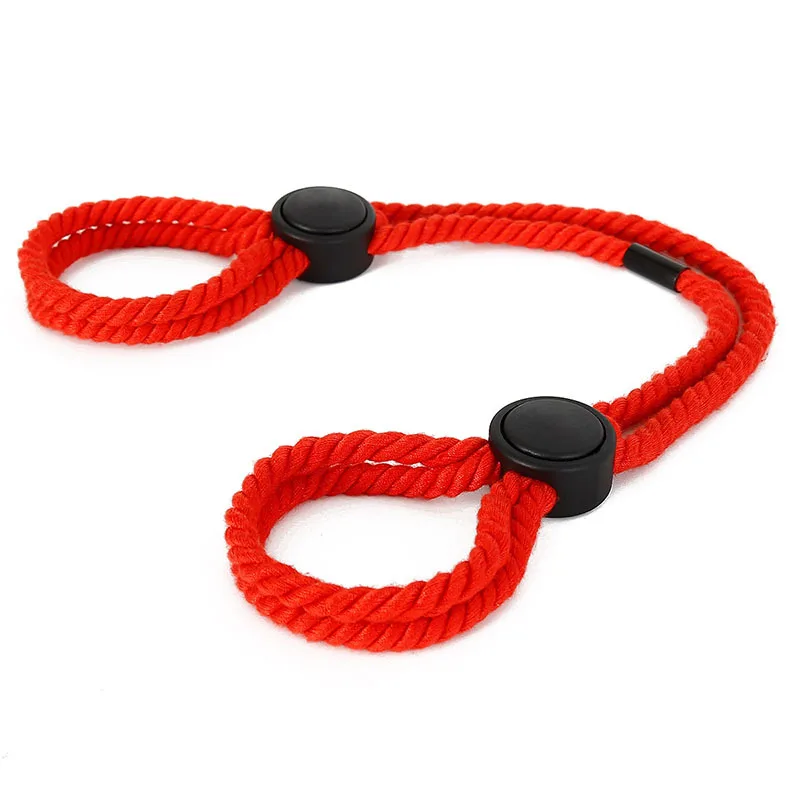 Adult ProductsSM Cosplay Bondage, Cotton Rope Bondage, Hand and Foot Handcuffs Leg Cuffs, Easy to adjust the size, couple game p