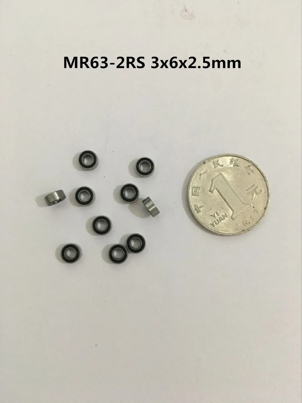 10pcs MR Series MR63-2RS MR74-2RS MR85-2RS MR105-2RS MR128-2RS MR148-2RS Miniature Model Bearing Rubber Sealed Ball Bearing