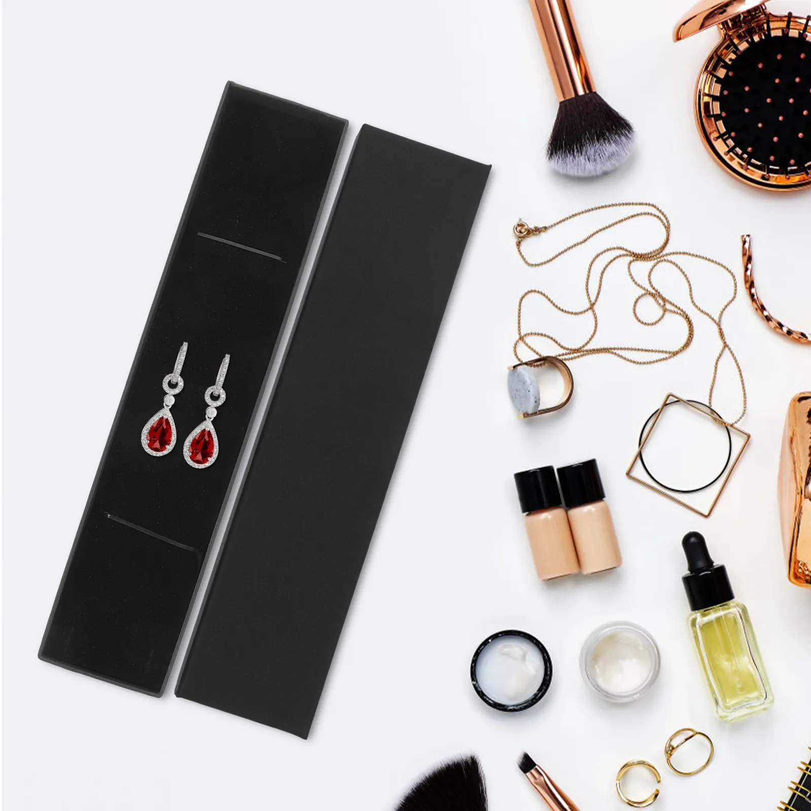 12Pcs Jewelry Packaging Boxes Reusable Necklace Gift Boxes Small Jewelry Gift Box Earring Bracelet Storage Display