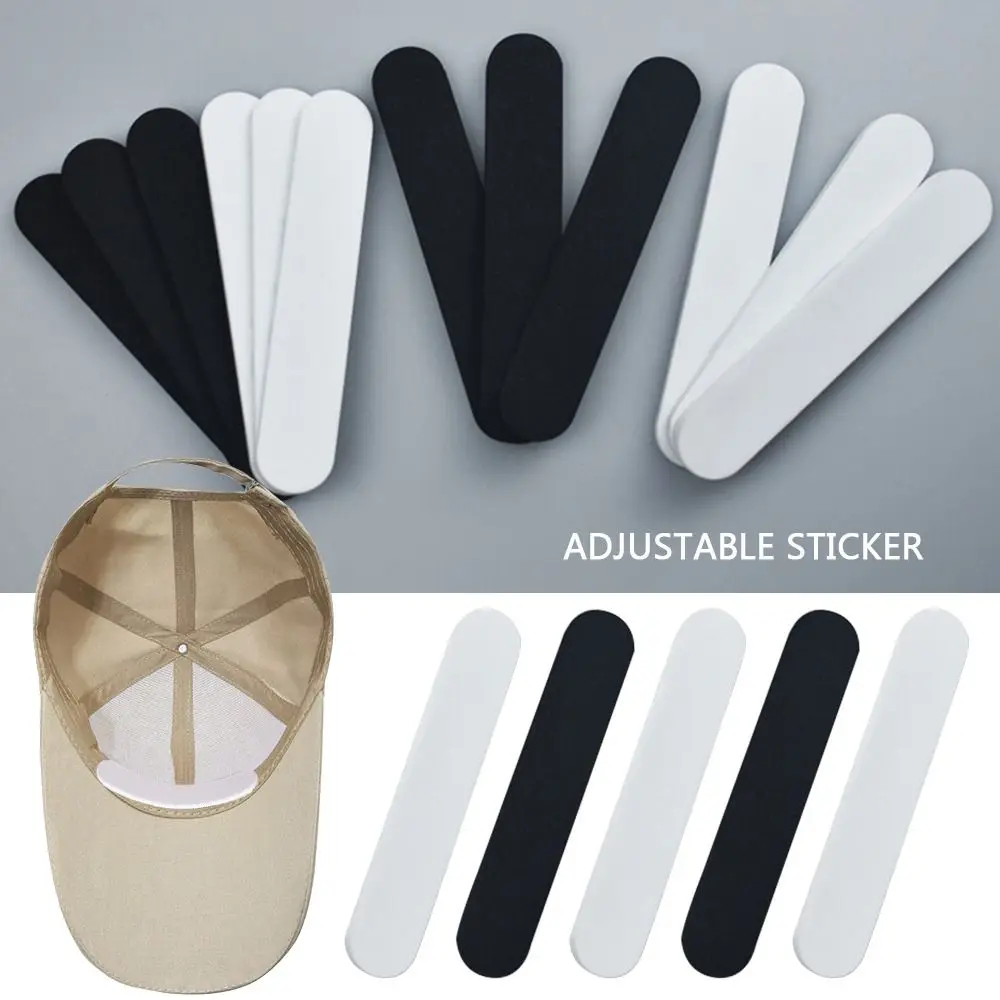 하이 퀄리티 블랙/화이트 모자 크기 감소기, DIY 내구성 캡 서라운드, 조절 가능한 자체 접착 캡, 감소 테이프