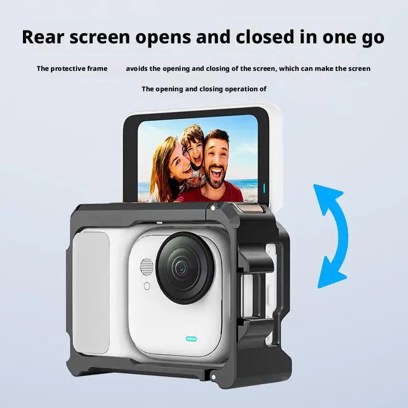 

Insta360 GO Ultra Aluminum Alloy Protective Frame Sports Camera Metal Cage Charging Case Essential Accessory for Camera Protect