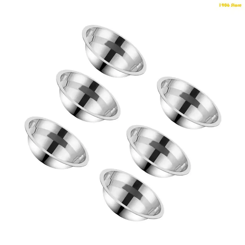 U1JB Practical Dog and Cats Bowl Nonslip Stainless Steel Construction Cats Eating Dish