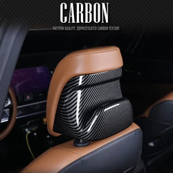 4pcs Front Seat Headrests ABS Decoration Protective Cover For Kia Sportage NQ5 2022 2023 Interior Trim Accessories