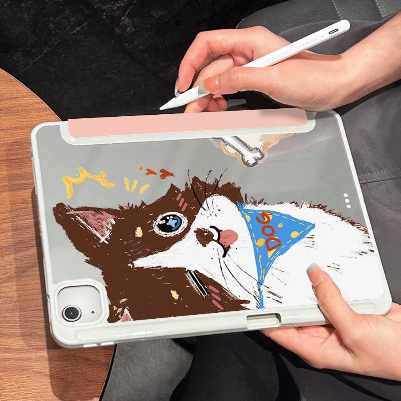 Cover Pencil Holder Funda for For IPad Air 3 Generation 2019 IPad 10th Gen Air 5th 4th 10.9 Pro 11 Inch IPad Mini 6 Nice Puppy