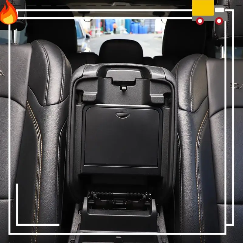 

One Touch Center Console Armrest Storage Box Organizer For Jeep Wrangler JL Gladiator JT 2018-2024 Spare Parts