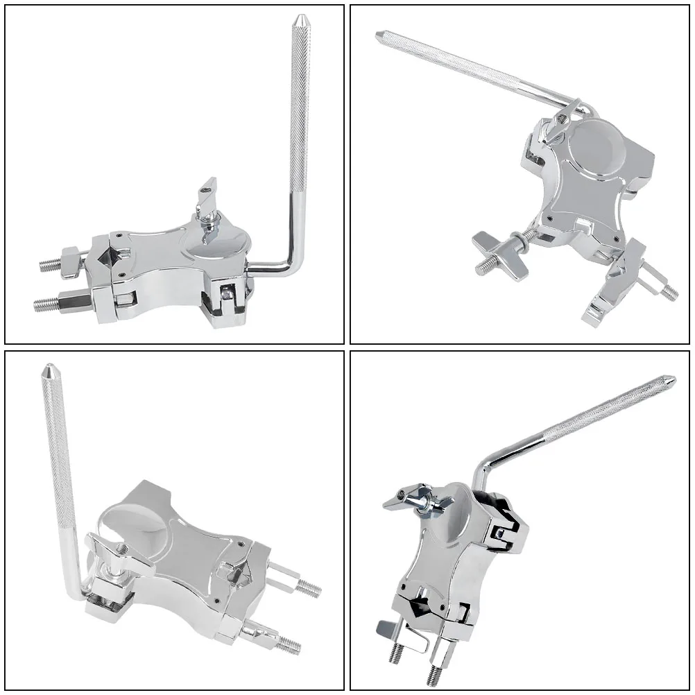 

Alloy Clamp Fully Adjustable 360 Rotatable Instrument Expansion Clip For Melody Drum Cow Bell Percussion Accessory Drum Parts