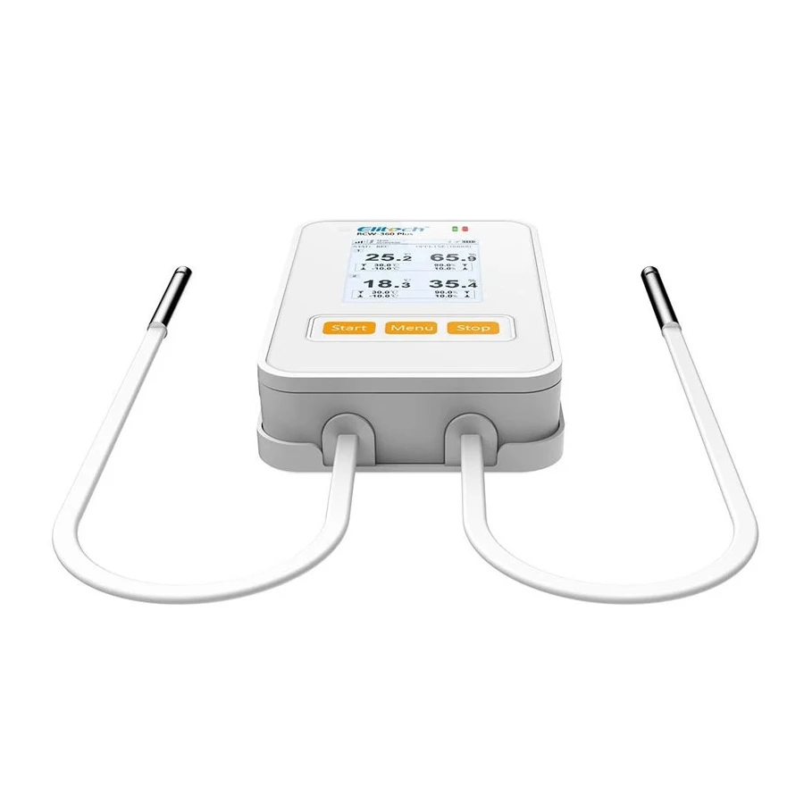 Elitech RCW-360 industriële datalogger temperatuur- en vochtigheidsrecorder met interne sensor APP cloudconnectiviteit
