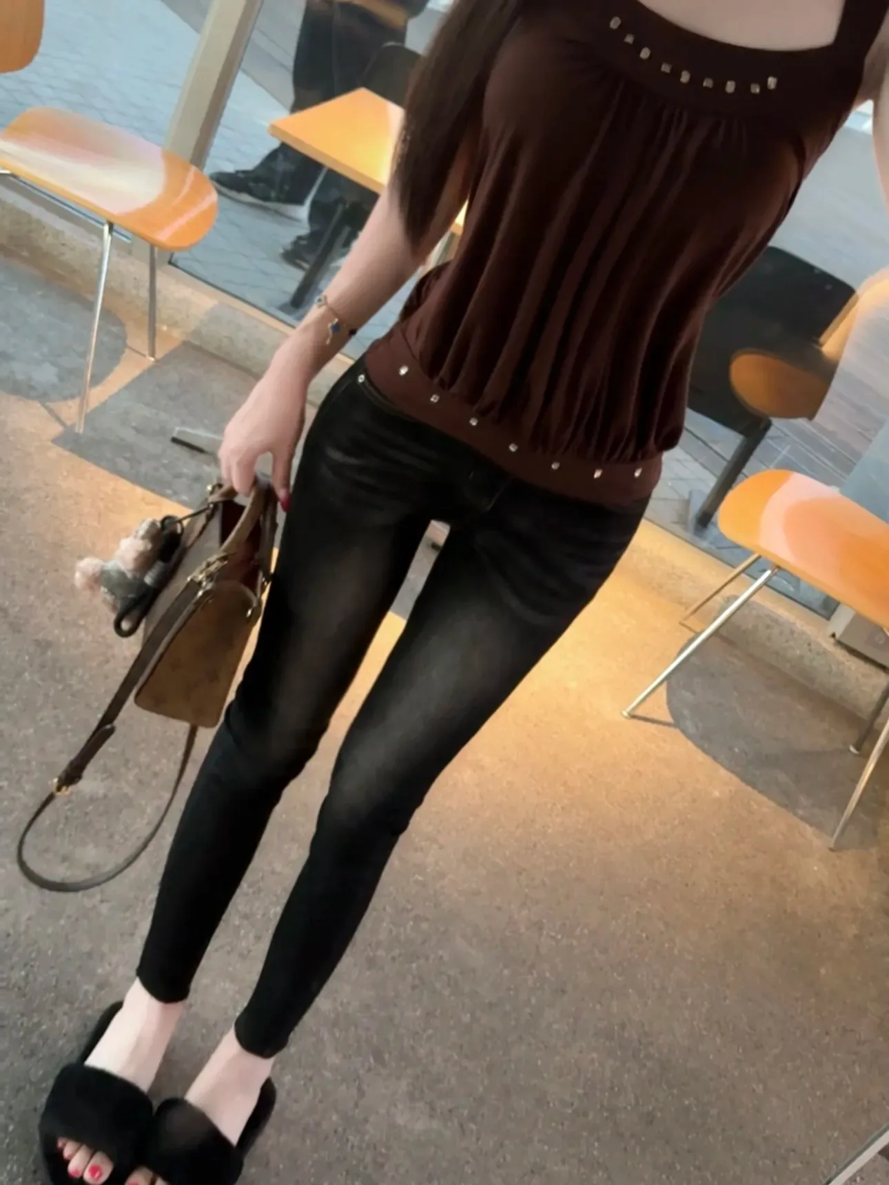 High Waist Slim Fit…