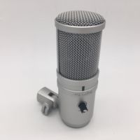 Original Superlux professional condenser wired microphone with table stand for broadcast and studio recording E205U