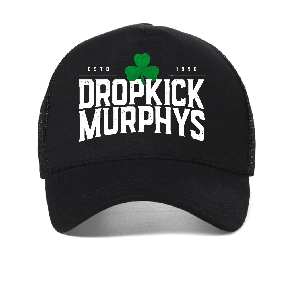 

Men's Graphic cap Black DROPKICK MURPHYS Print baseball caps summer mesh cool Snapback hats Outdoor breathable Trucker hats