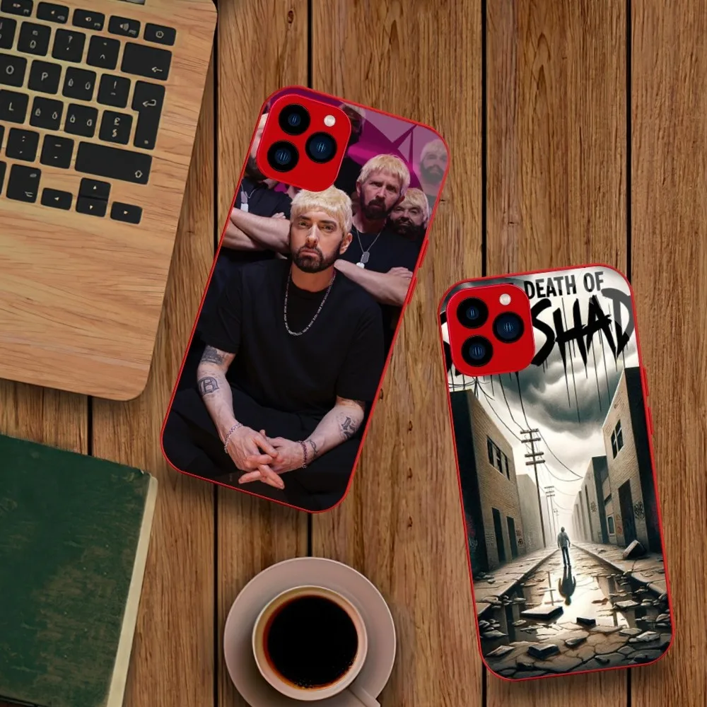 Rapper Eminem The Death of Slim Shady Phone Case For iphone Tempered Glass 14 13 12 11 Pro Mini XS MAX Plus X XR Cover