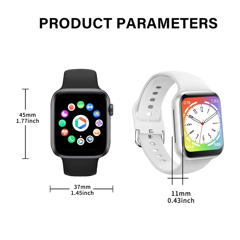 Smartwatch, Sports Mode, Music Control, Sports Smartwatch Compatible with IOS and