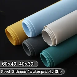 High Quality Food Grade Silicone Waterproof Placemat Heat Insulation Anti-Skidding Washable Table Mat for Kitchen Dinner