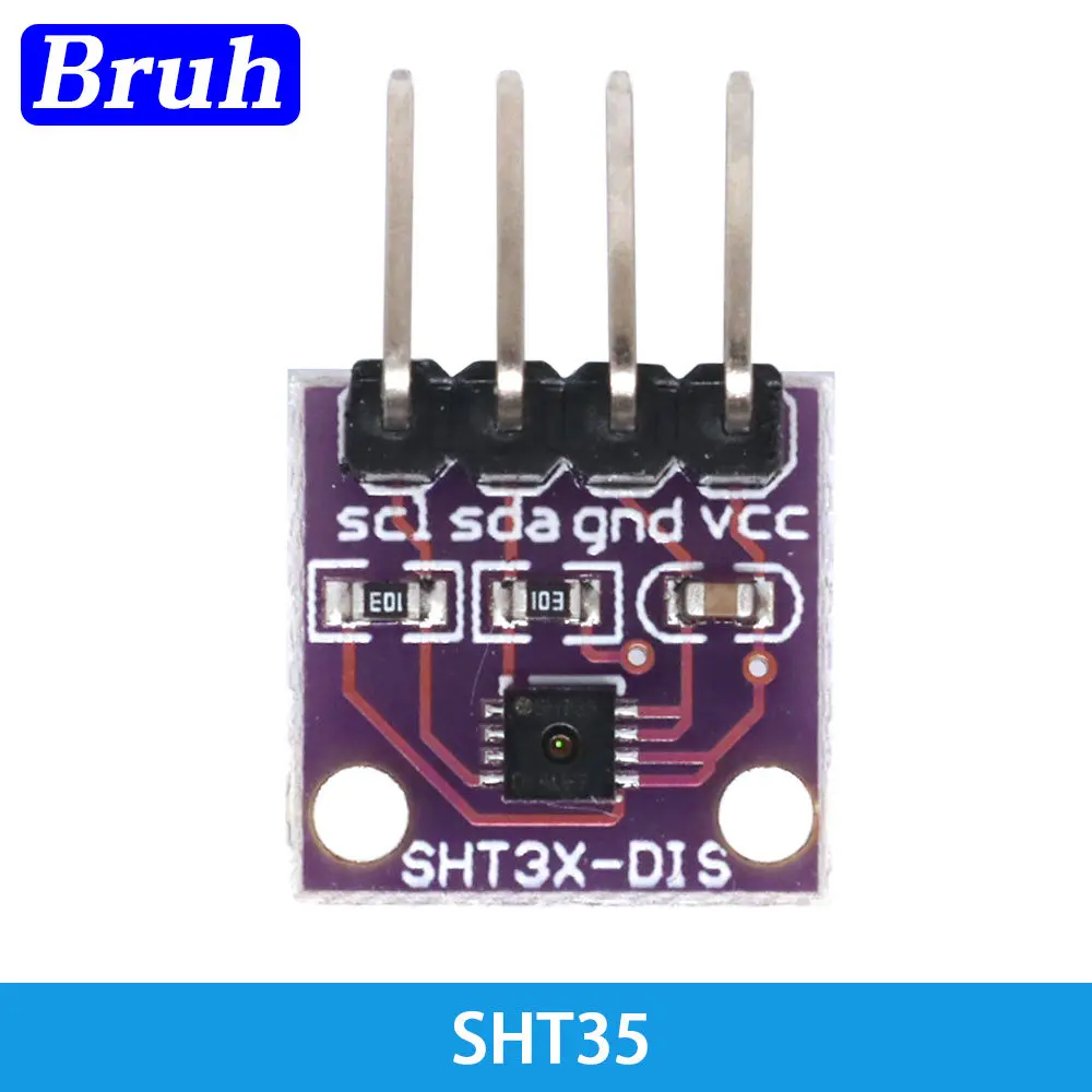 SHT30 SHT31 SHT35 temperature and humidity sensor module I2C communication numeric wide voltage