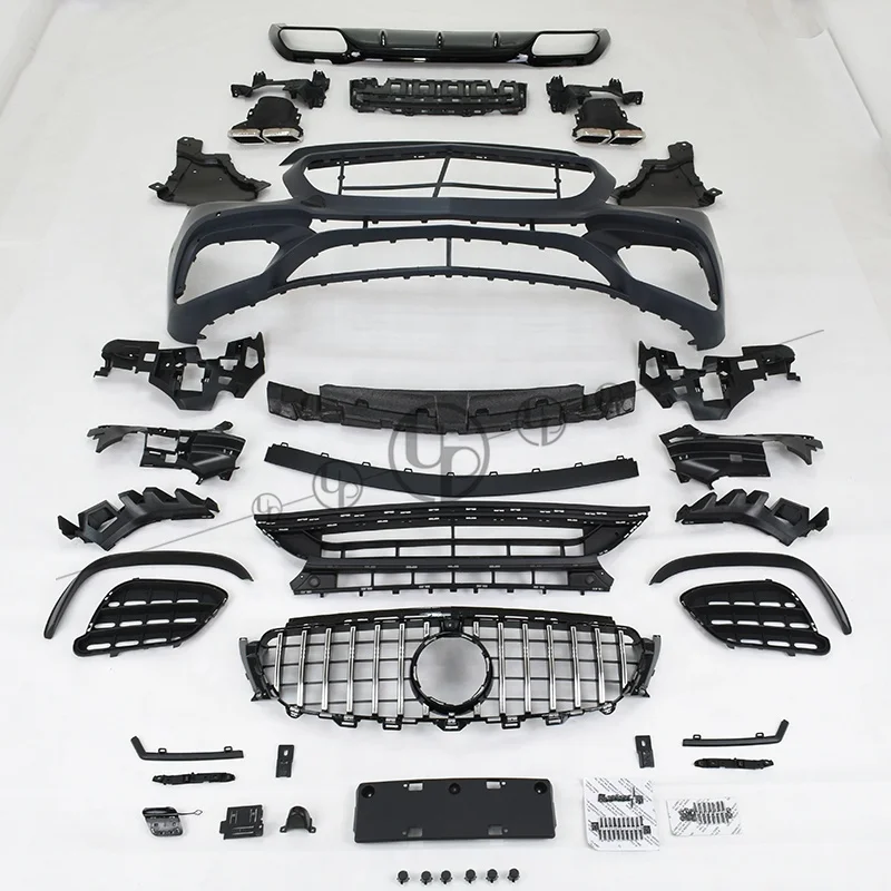 

STLFE Class W213 Body Kits E300 E400 Facelift to E63 a StyleCar Body Kits Front Bumper Grille Diffuser PP Material